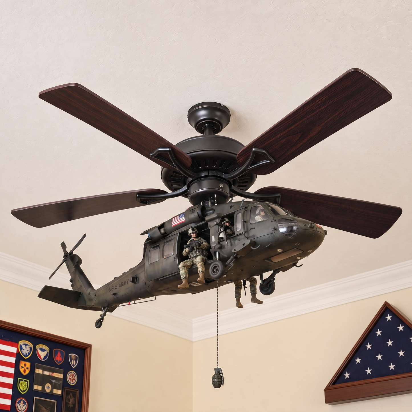 Fan Chopper - Helicopter Ceiling Fan Attachment