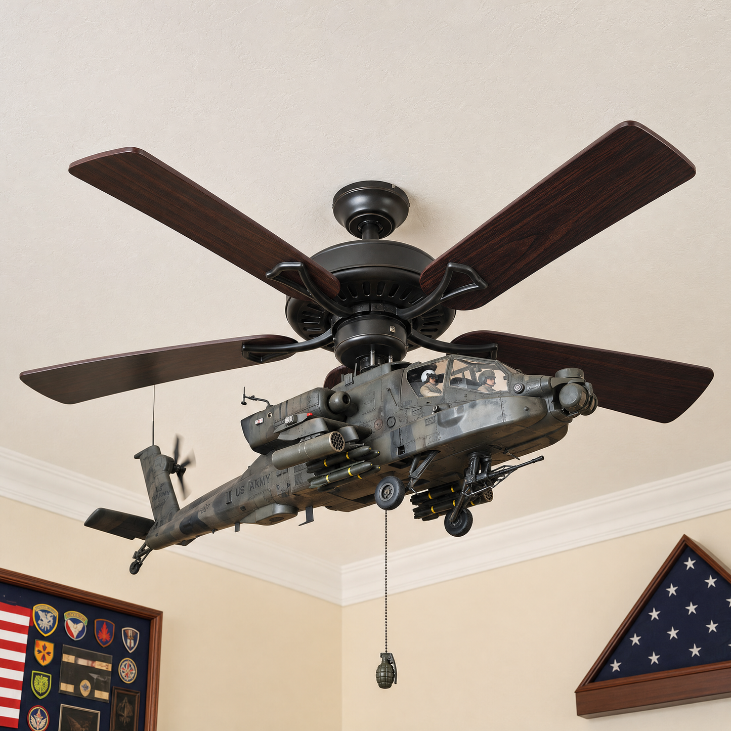 Fan Chopper - Helicopter Ceiling Fan Attachment